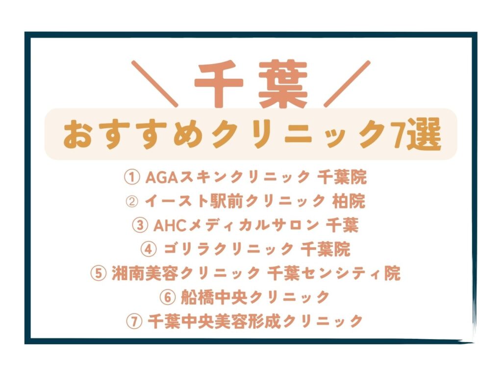 【千葉】AGA治療が安い！おすすめクリニック7選