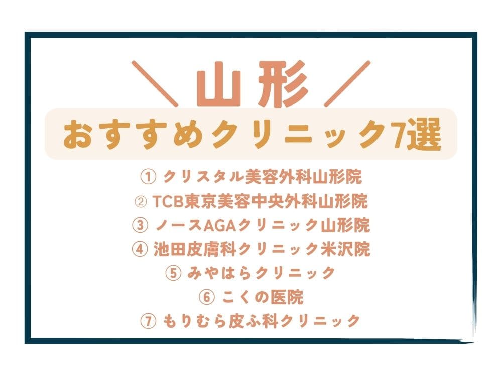 【山形】AGA治療が安い！おすすめクリニック7選