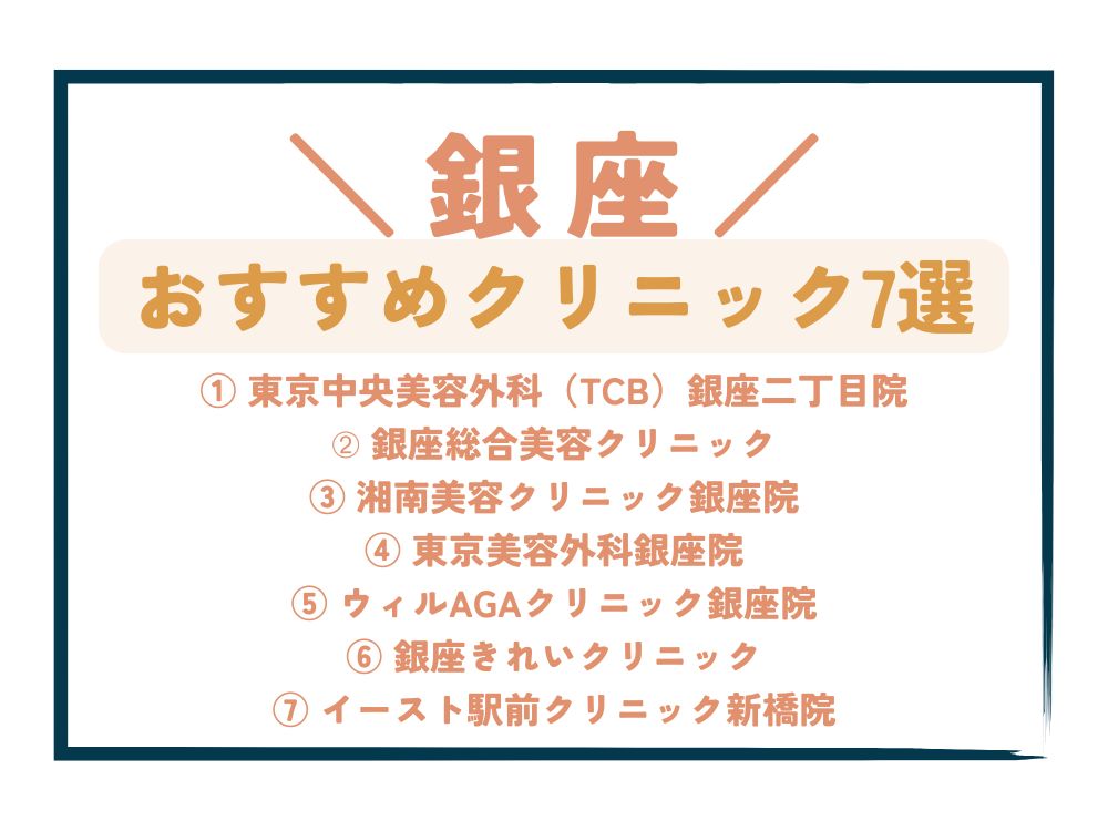 【銀座】AGA治療が安い！おすすめクリニック7選