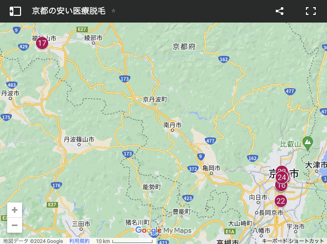 京都の安い医療脱毛MAP