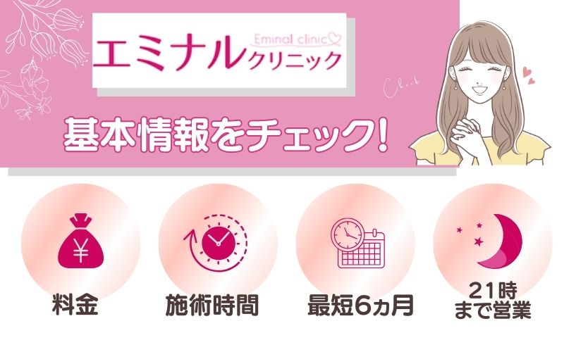 エミナルクリニック基本情報をチェック